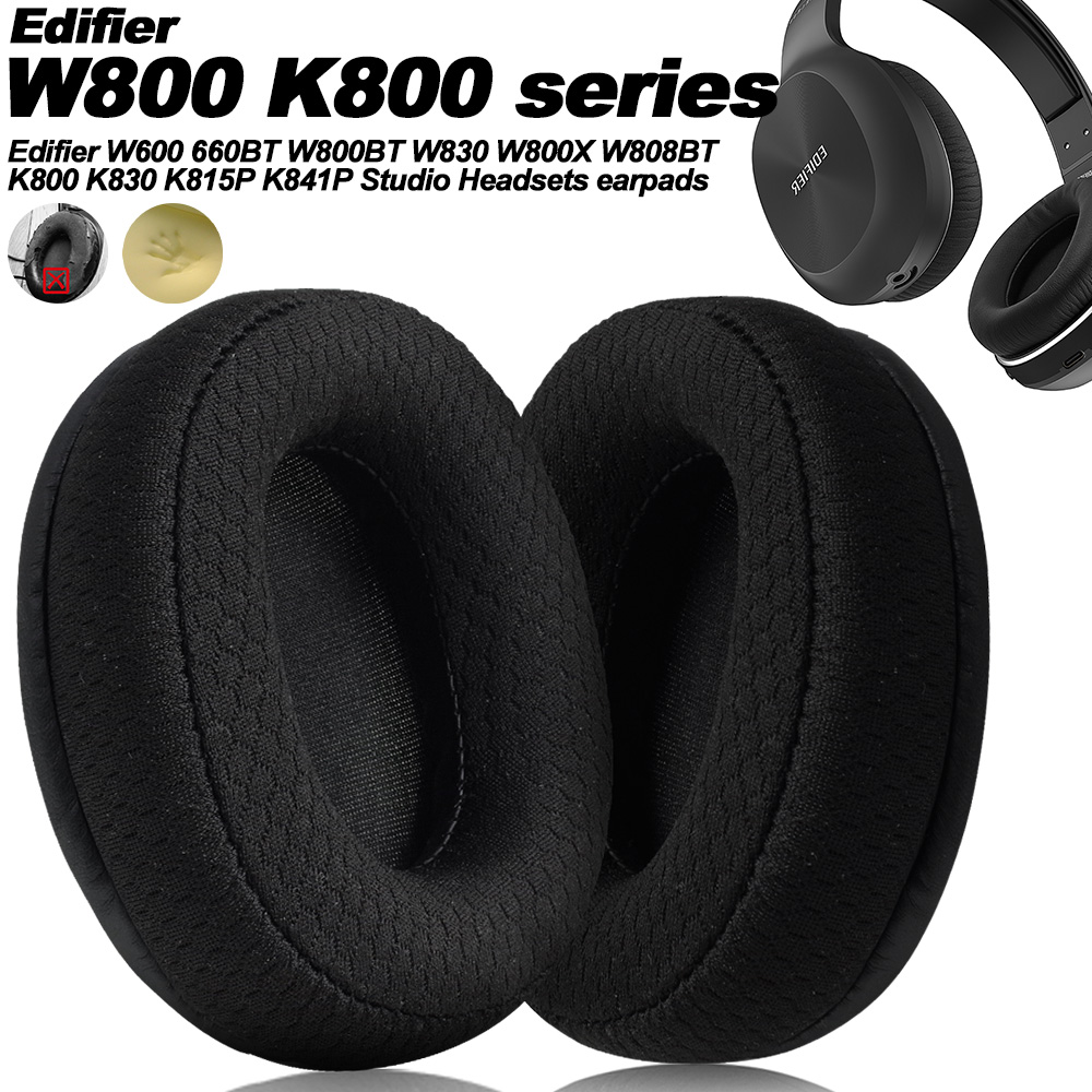 Almohadillas de auriculares para Edifier W600 660BT W800BT W830 W800X W808BT K800 K830 K815P K841P almohadillas de repuesto orejeras Memor