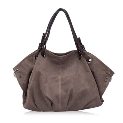 Borse a tracolla Hobos da donna 2021 borse a tracolla in tela di nuova moda borsa portatile diagonale borsa a tracolla alla rinfusa di grande capacità YHS14: coffee