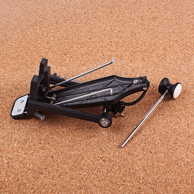 Bass drum pedaal klopper zanger trekveer en enkele kettingaandrijving accessoires