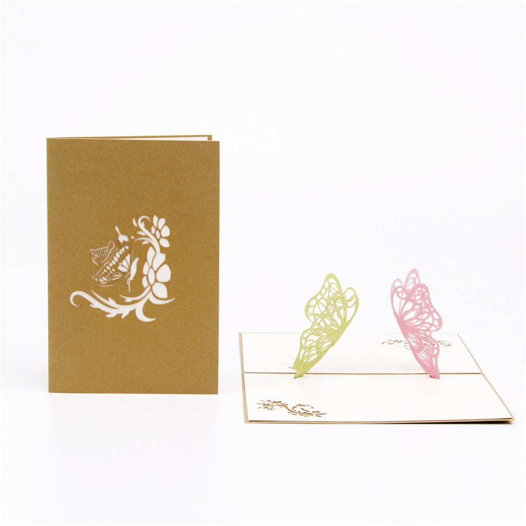 3D Pop-Up Cards Birthday Card for Girl Kids Wife Husband Birthday Cake Greeting Card Postcards Card with Envelope Stickers