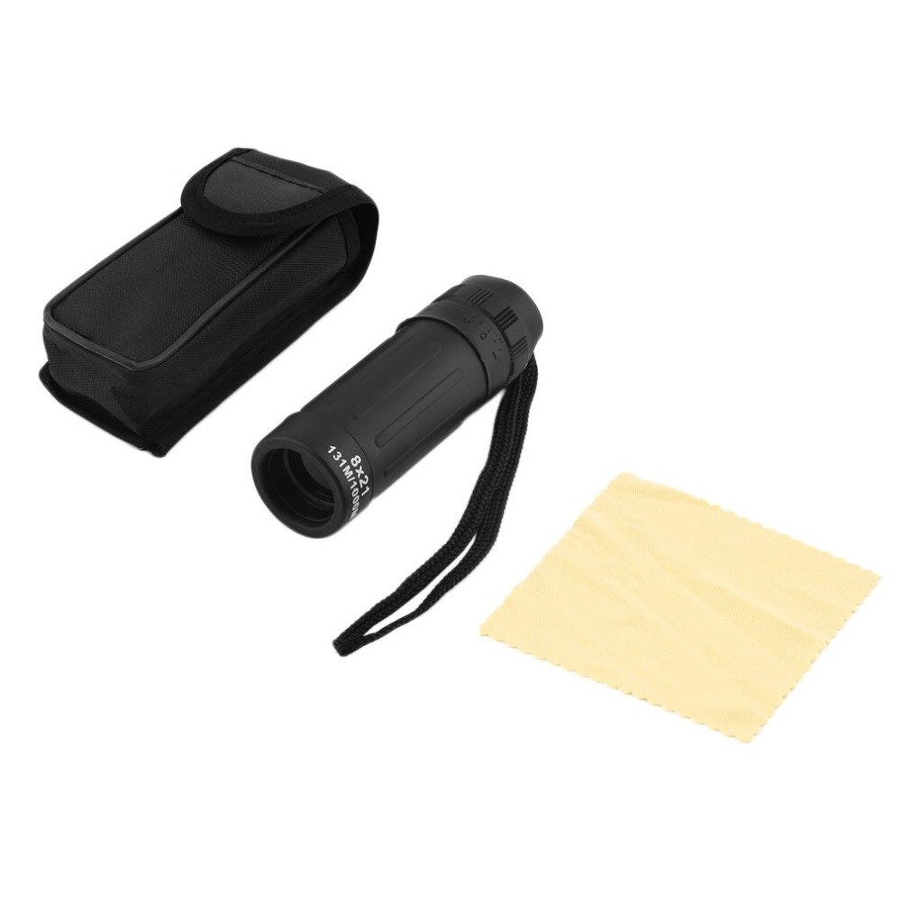 8 x 21 Compact Adjustable Focus Objectives Multi-coated Lenses Monocular Telescopes with Bag For huntting Outdoor Sport