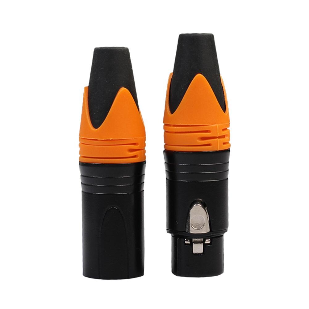 2 pièces boîtier en alliage de Zinc XLR 3 broches mâle femelle adaptateur Audio connecteur pour les produits Mic appartiennent au positionnement haut de gamme