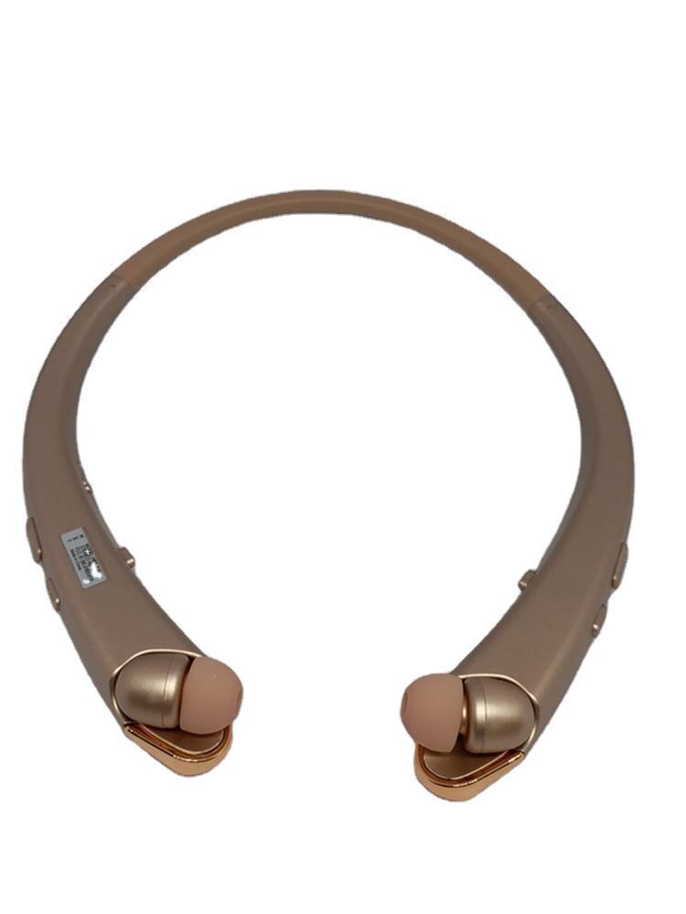 Sports Bilateral Stereo Bluetooth Earphone Neck-Hanging Music Headset Foreign Trade Halter Bluetooth Headset 4.1