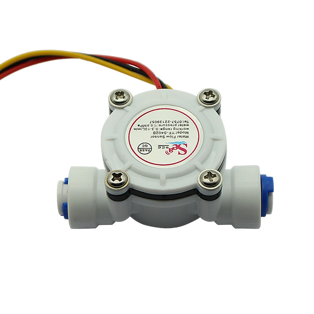 G1/4" PE Water Meter Water Flow Sensor DN6 High Precision Water Dispenser Coffee Machine Flowmeter