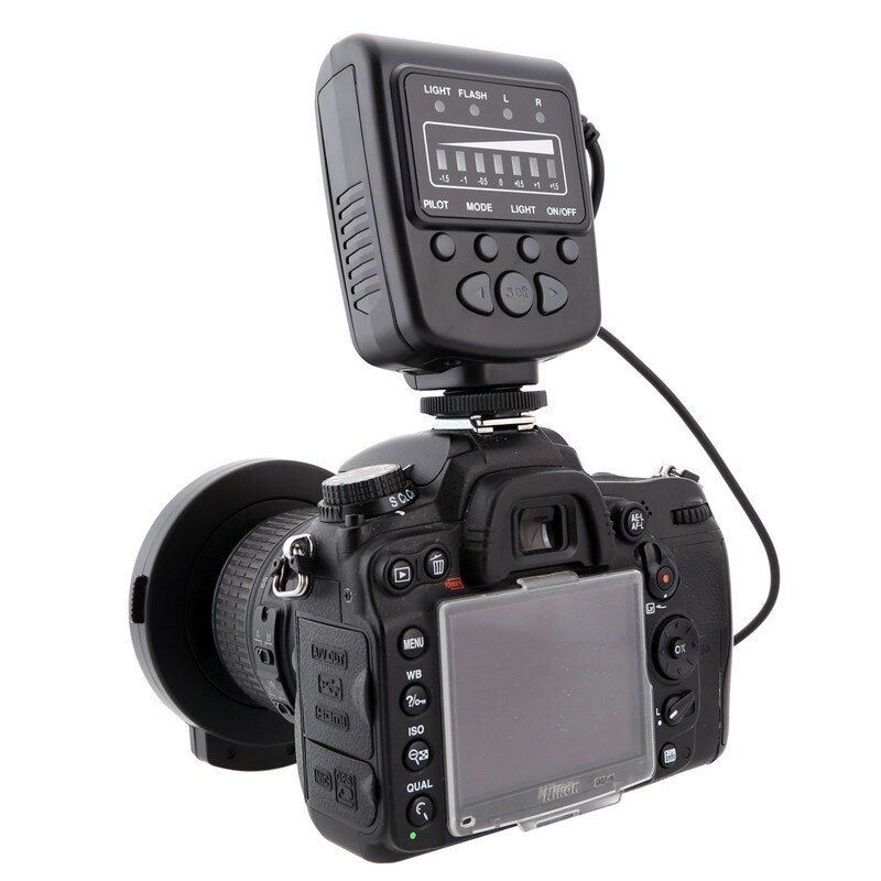 MEIKE FC100 Macro Ring Flash LED for Canon 5D3 EOS R5 R6 Nikon Z6 Z7 D850 Pentax Olympus DSLR Camera