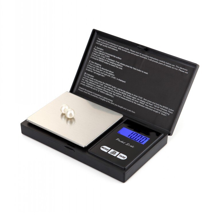 Minibáscula Digital de precisión para joyería, 0,01g, para bisutería dorada, de plata de ley, gramos, para peso de cocina