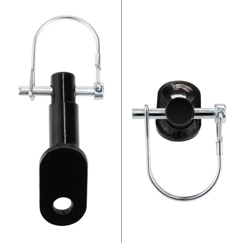 2 Set Of Bicycle Bike Trailer Coupler Hitch Mount Angled Elbow Drawing Head Attachment Accessories Parts