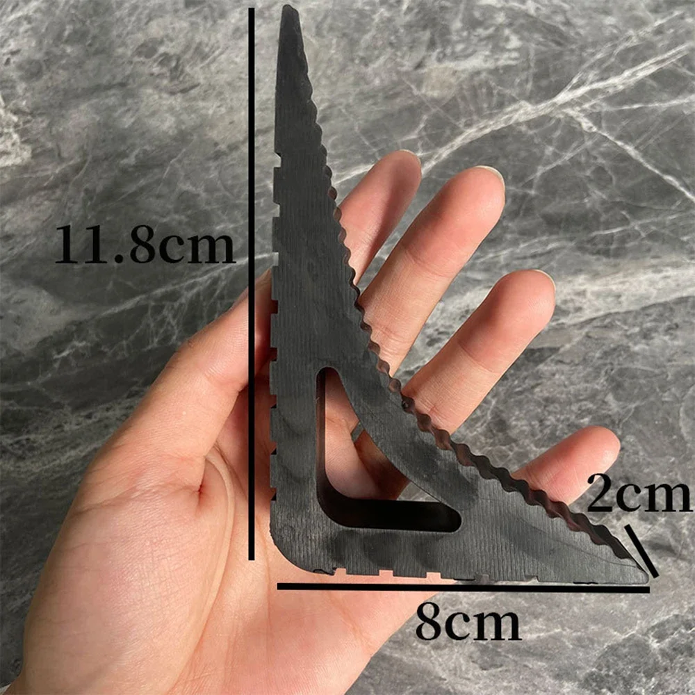 Veiligheid Driehoek Vorm Deurstop Creatief Rubber Blok Wig Deurstops Home Office Anti-Collision Deur Achterste Stoppers Bescherming