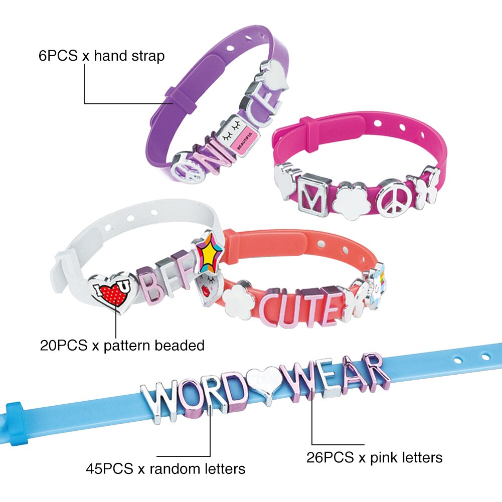 DIY Paracord Friendship Bracelet Kit - Craft Projects for Girls - Jewelry Weaving