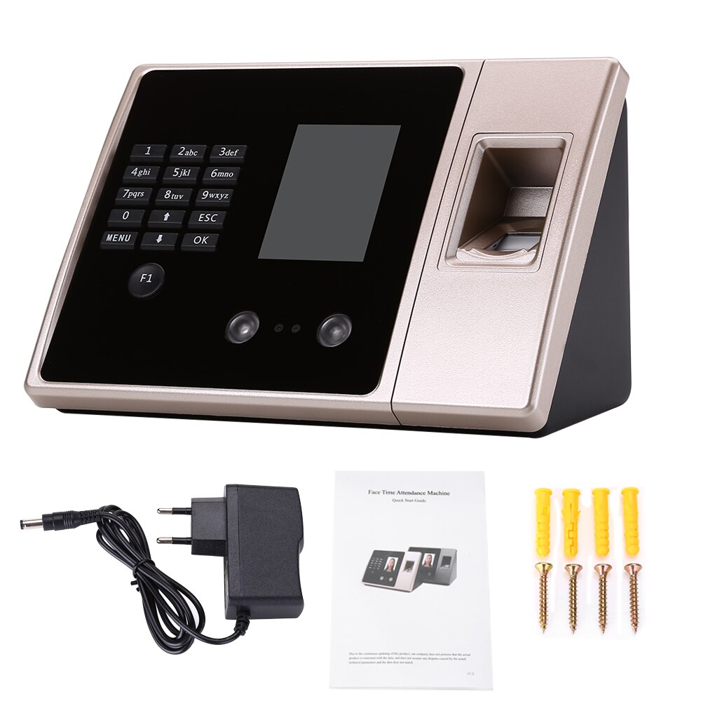 FA02 Biometric Attendance System USB Fingerprint Reader Time Clock Employee Control Machine Electronic Device