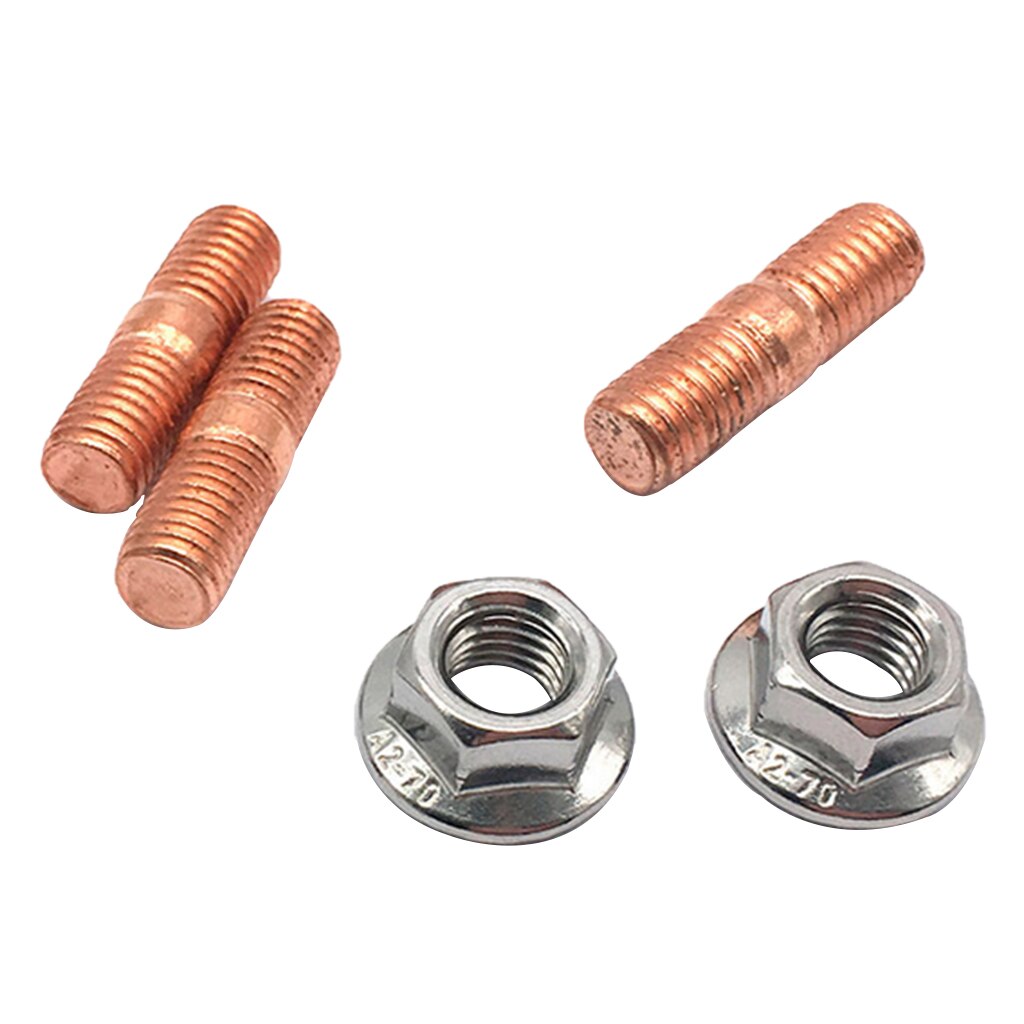 M10 x 1.50mm turbo Stud Kit | Full set of 4 studs(Grade 8 Heat treated alloy steel) + 4 nuts