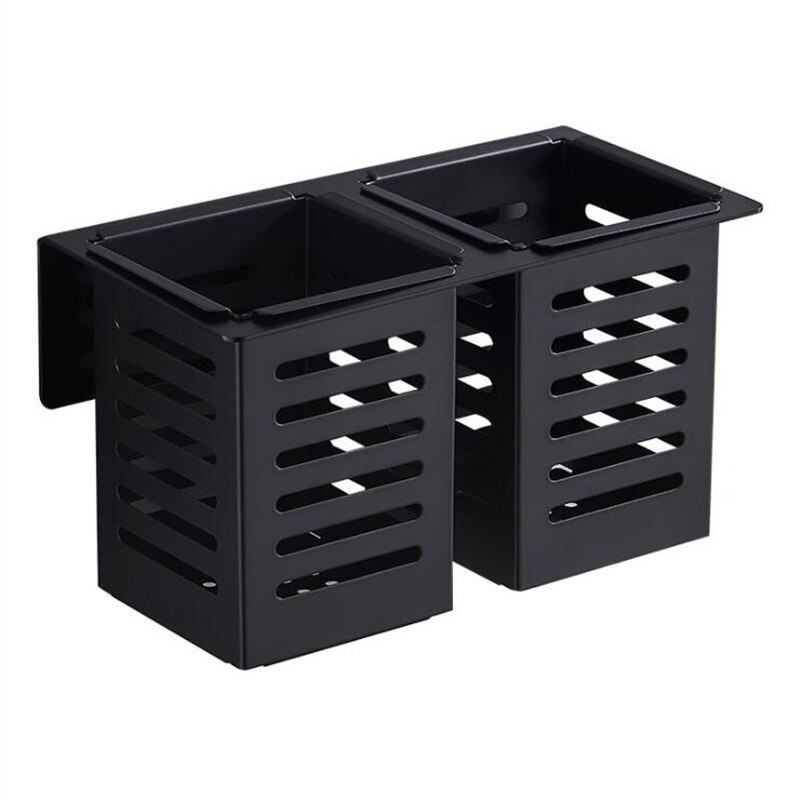 Shelf 304 Stainless steel wall-mounted chopsticks chopsticks drain rack chopsticks cage household kitchen spoon storage 9247K