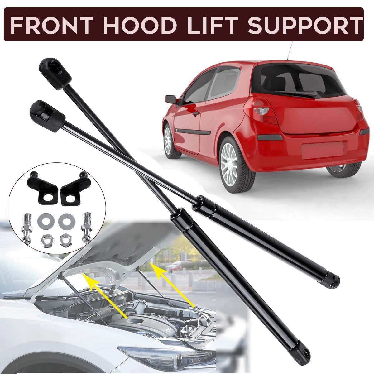 2 Stuks Voor Hood Bonnet Wijzigen Gas Springs Shock Demper Gas Strut Til Ondersteuning Voor Opel Astra J Vauxhall MK6 gtc