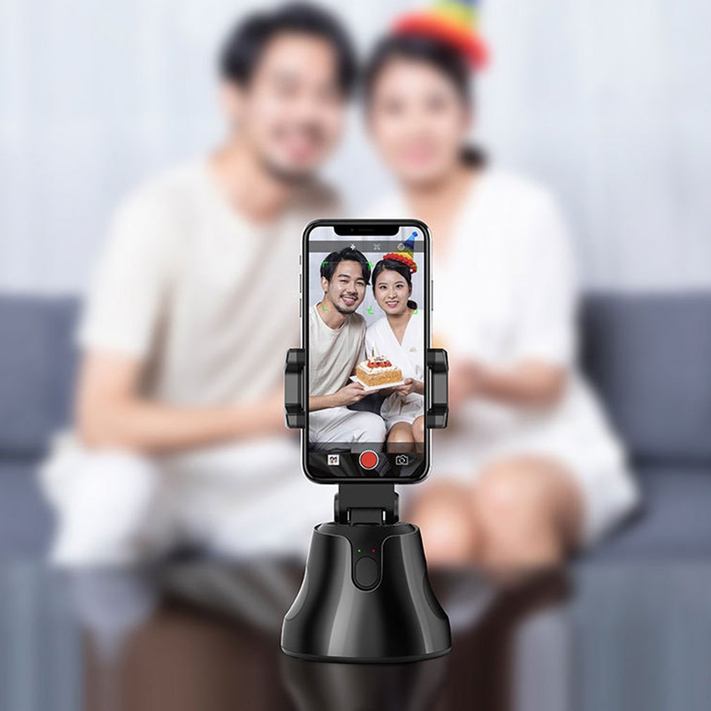 360 Degree Intelligent Tracking Stabilizer Stand Smartphone Stabilizer Object Tracking Face Recognition Smart Stabilizer