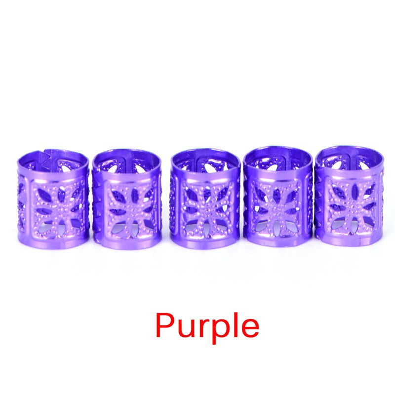 50Pcs Gouden/Zilveren/Zwart/Mix Zilveren Gouden Micro Haar Ringen Links Dread Vlechten Dreadlock Kralen Verstelbare haar Accessoires
