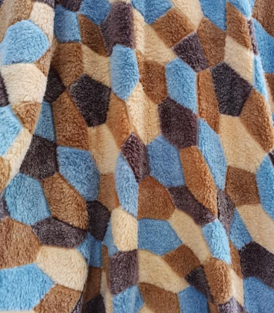 Fleeced flanell tyg dubbelsidig korall fleece mjuk varm baby plysch lakan tyg sammetsfilt tyg 160*50cm: 24