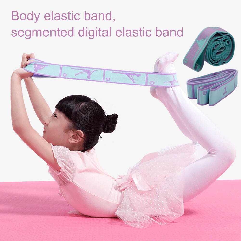 Yoga Extra Stretch Training Riem Beginner Volwassen Kid Latin Dance Elastische Band Oefening Band Stretching Pilates Accessoires