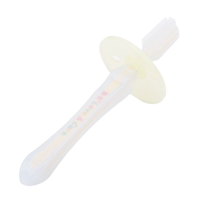 Brosse à dents en Silicone pour bébé | Brosse à dents d'entraînement pour enfants, brosse de soins dentaires pour bébés: yellow