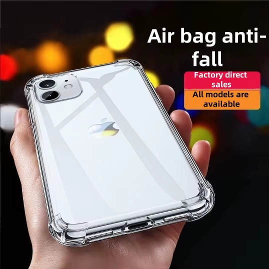 Mobile Phone Cover 1.5Mm Transparent Tpu Clear Cell Phone Case for Iphone 16 Clear Cell Phone Case