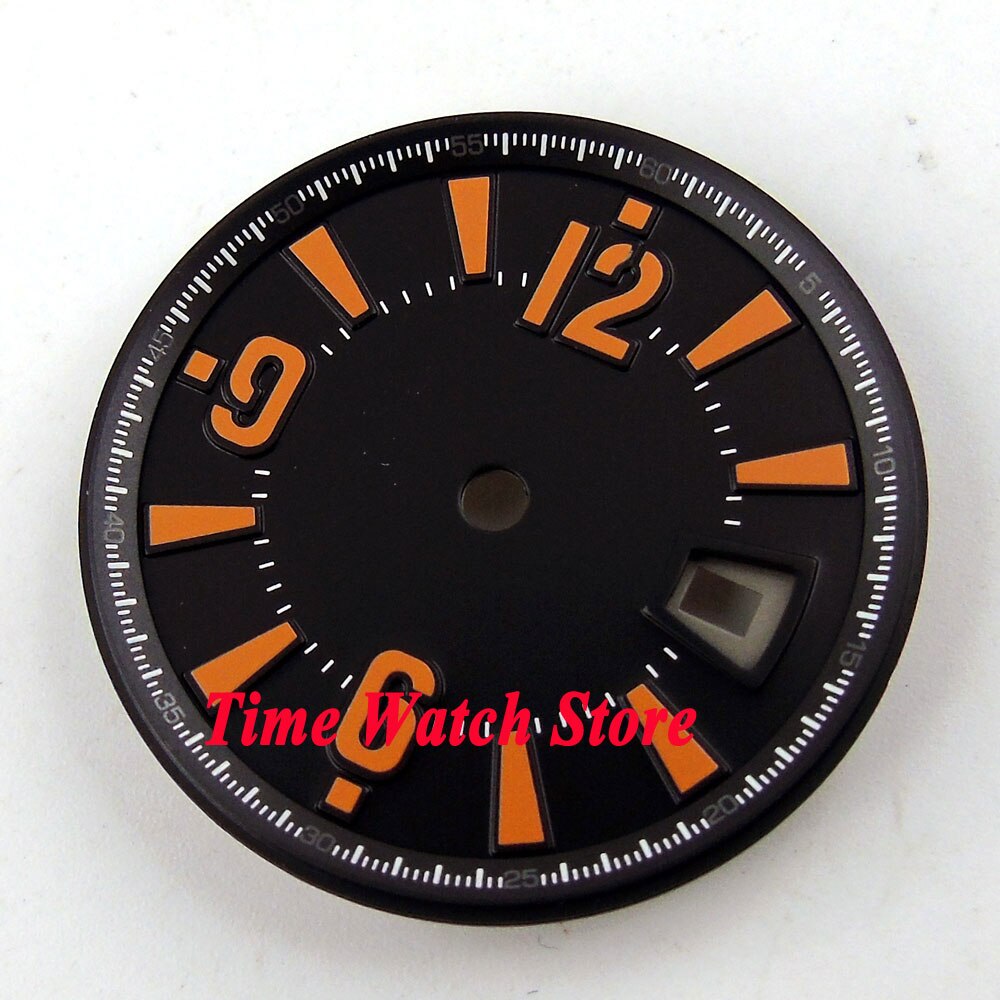 Reloj de dial negro brillante de 31,5mm, marcas na... – Grandado
