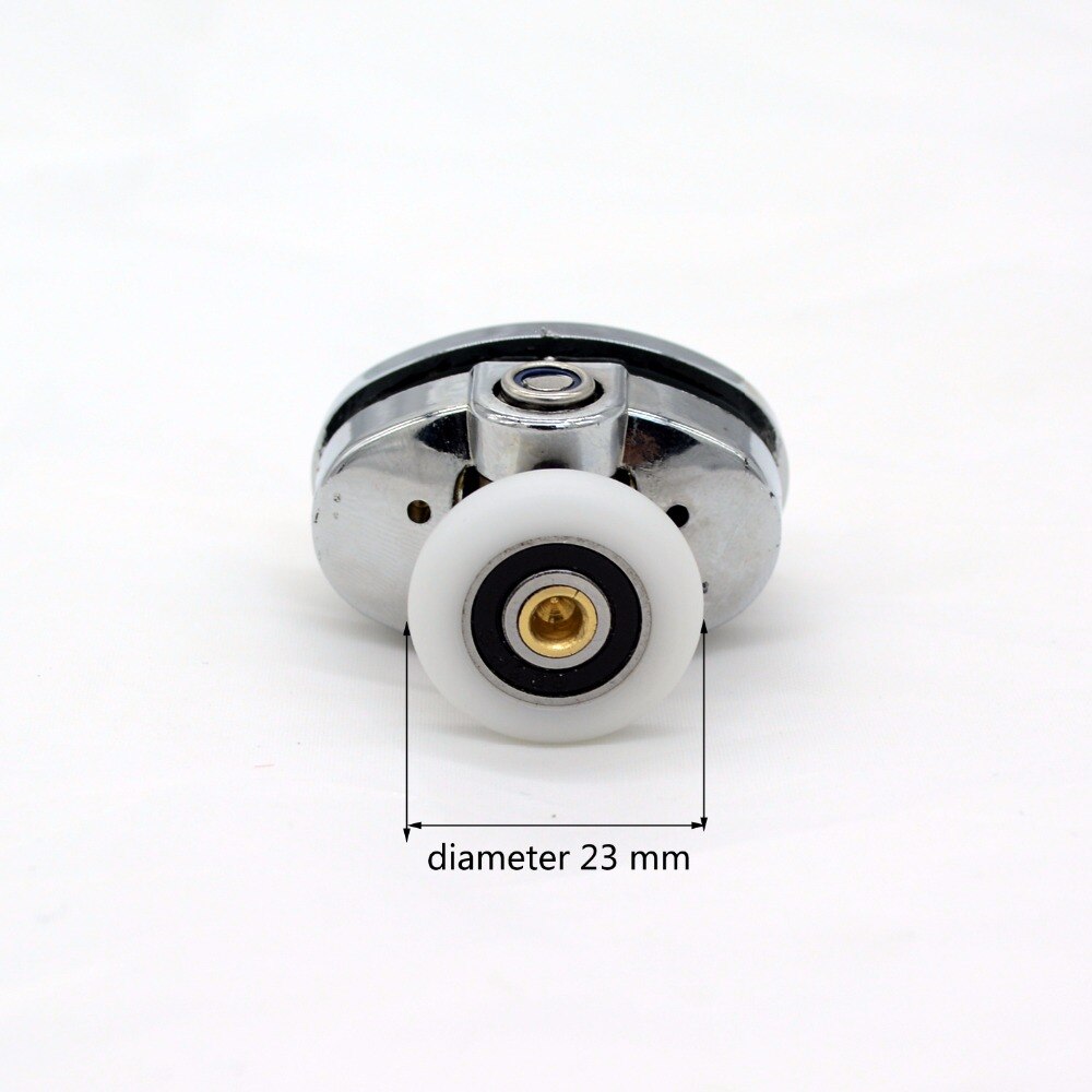 4 stk bruser dørhjul badeværelse glasdør ruller løbere hjul 23mm dør hardware tilbehør