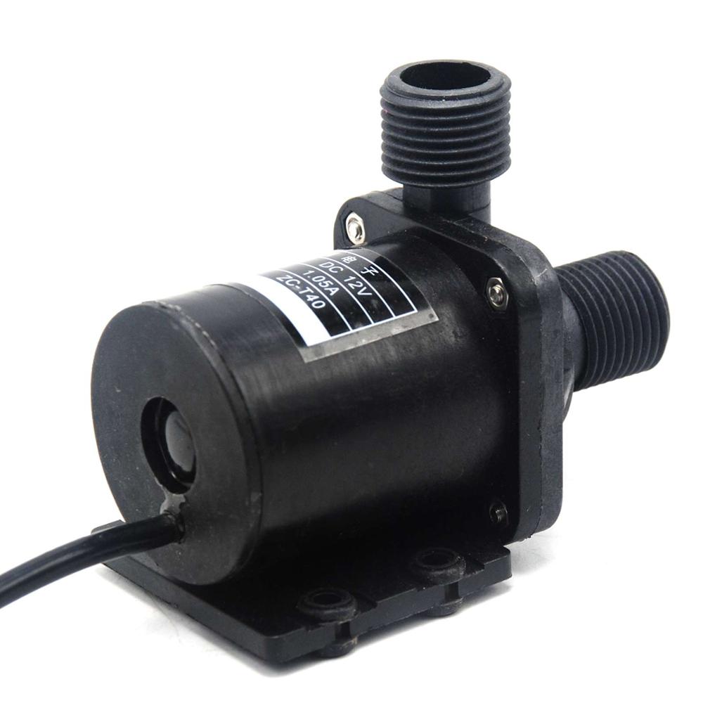 12V ZC-T40 Water Pump Solar Water Heater Circulating Pump DC Submersible Pump Brushless Miniature Magnetic Oil Pump