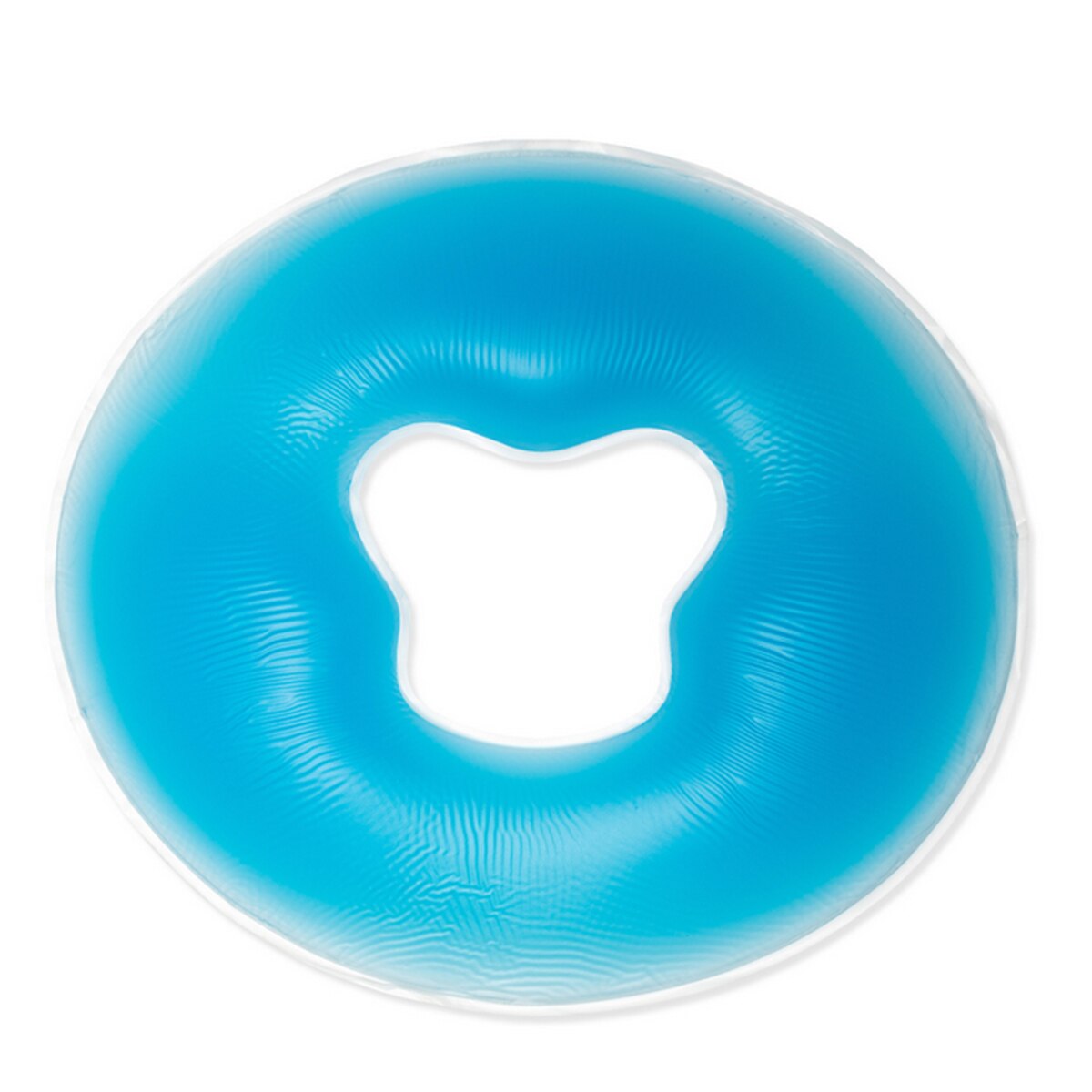 1Pcs Soft Silicon Spa Kussen Spa Gel Gezicht Pad Gezicht Rust Overlay Siliconen Massag Gezicht Kussen Gezicht Cradle Kussen comfortabele: Blauw