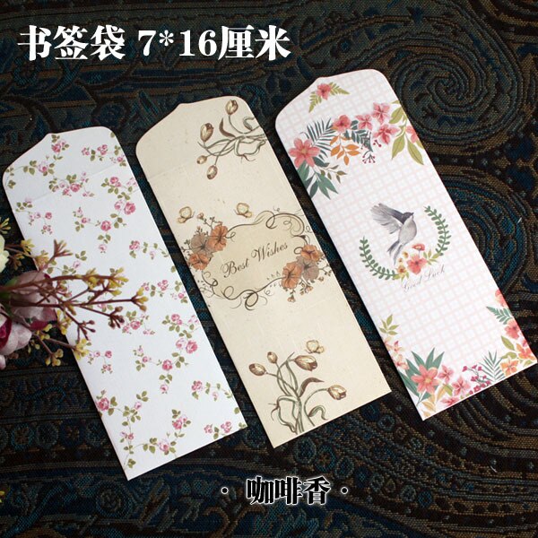 1pcs[BZNVN] Bookmarks Year Christmas Packaging Small Paper Bags Bookmark Bags Bookmark Bag 50