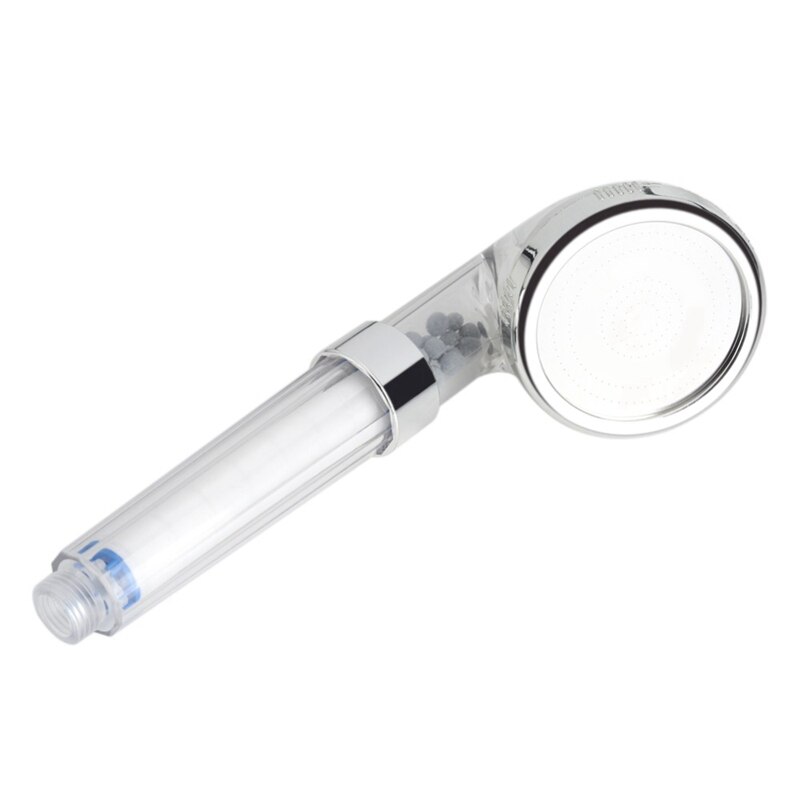 Pommeau de douche Portable à économie d&#39;eau, salle de bain, Ions négatifs, avec 3 filtres, haute pression, 1 ensemble