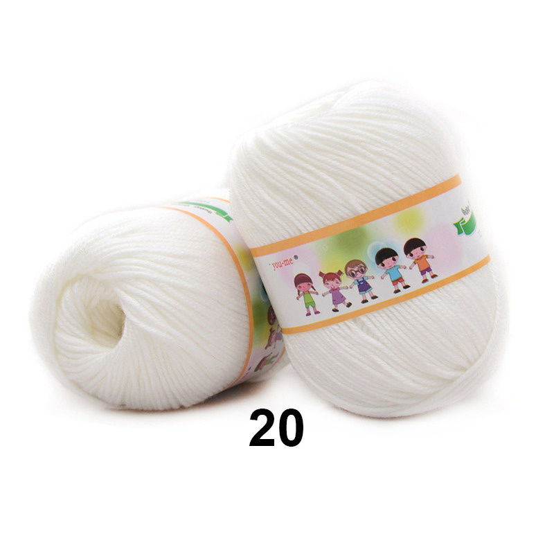 2pcsX50g Gebreid Garen voor Gehaakte Pop Baby Garen T-shirt Katoen Gemengd Garen Ilos Para Tejer Gebreide Estambre Para Tejer: Goud