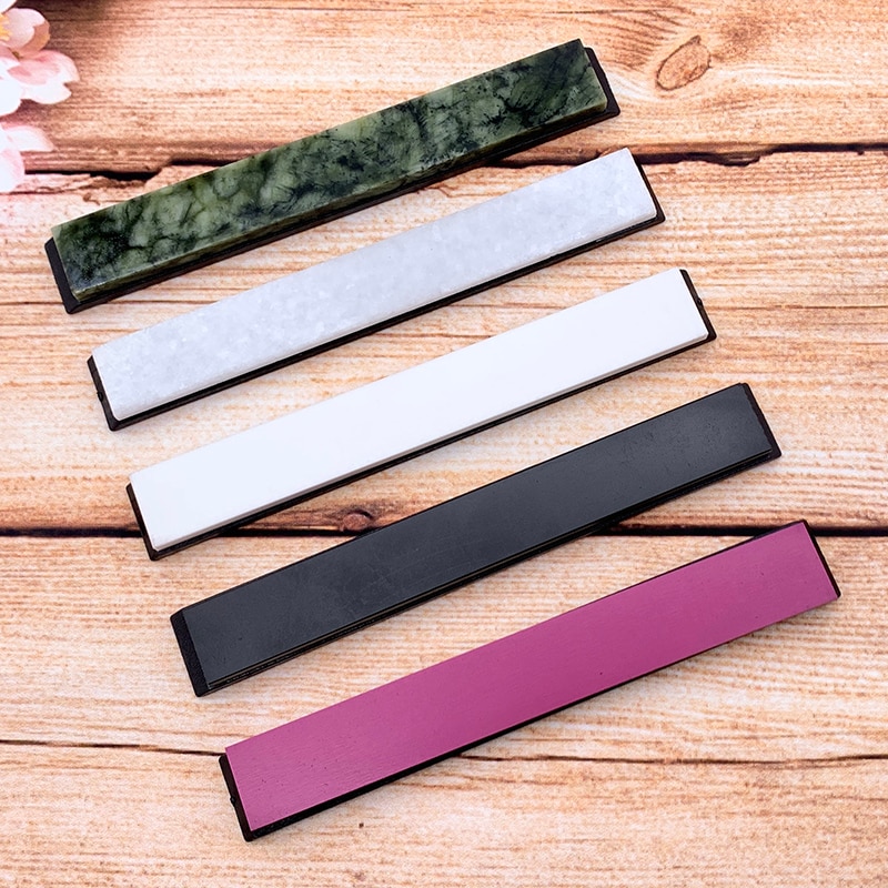 Natural agete sharpening stone 5 piece set 3000-10000 grit polishing water stone Fine Polished Ruby Grinding Whetstone
