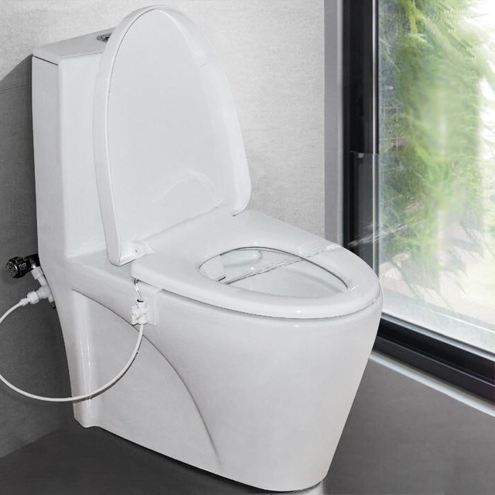 Badeværelse smart toiletsæde bidet intelligent toiletlåg / røvskyller intelligent toiletskylning sanitær enhed doven brug  #4.17