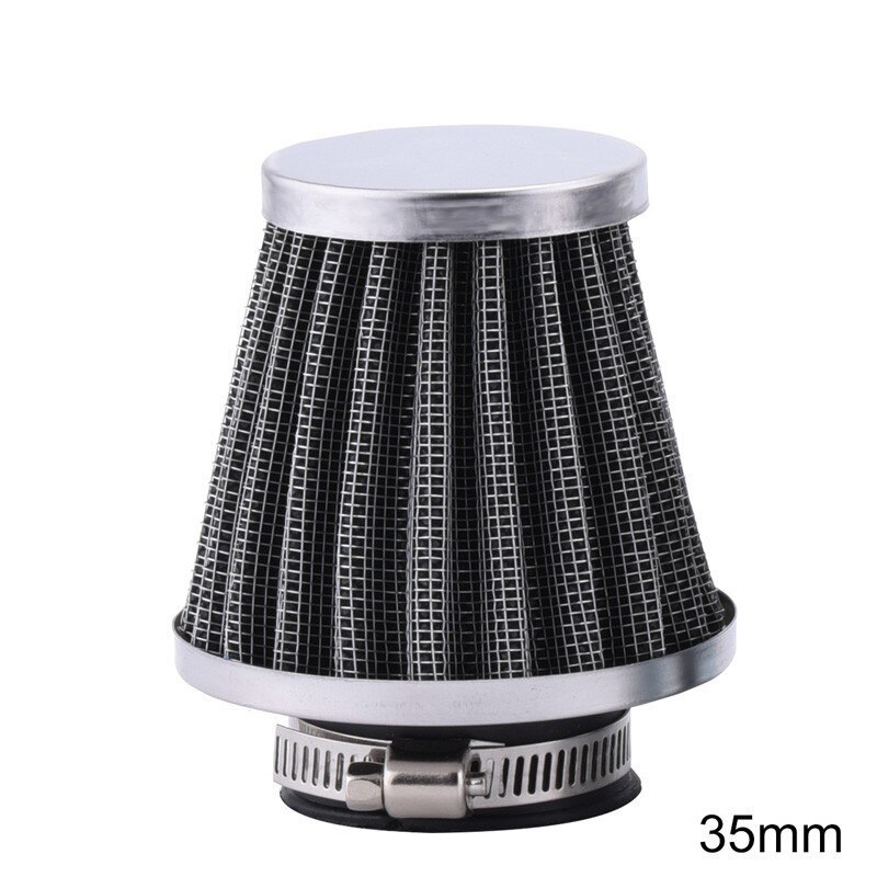 Universal 35/39/48/54/60mm Motorcycle Mushroom Head Air Filter Clamp On Air Filter Cleaner For Off-road ATV Quad Dirt Pit Bike: Army Green