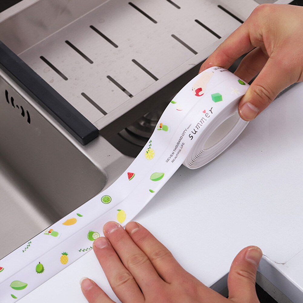 Obst/Baum/Kaktus Druck Wasserdicht selbst-Klebstoff PVC Küche Fliesen Aufkleber Waschbecken Badewanne Aufkleber Band Heimat Dekor Zauberstab Aufkleber