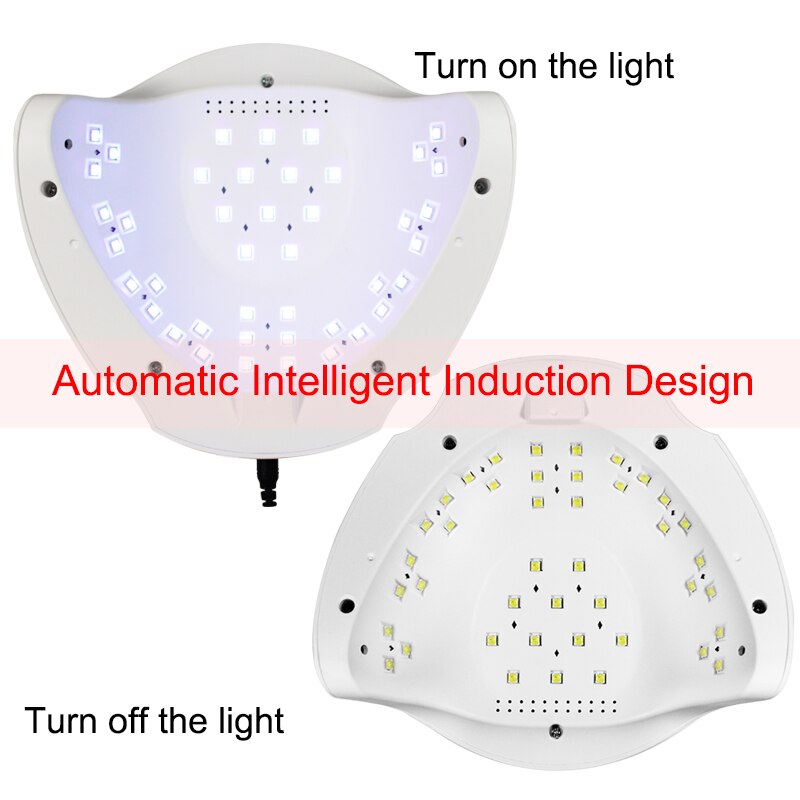 SUN X7/5 Plus lámpara LED 42/36/12 LEDs secador UV para secado de uñas de Gel polish10S/30S/60S/99S herramientas de manicura con sensor automático