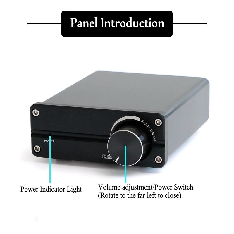 Mono Klasse D Forsterker TPA3116 - 100W RMS - Forsterkerplate for Hjemmelyd Subwoofer