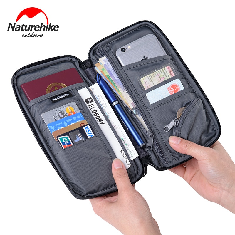 Naturehike Men Women Multiple Family Passport Holder Travel Document Wallet Waterproof Passport Wallet Passport Organizer Case