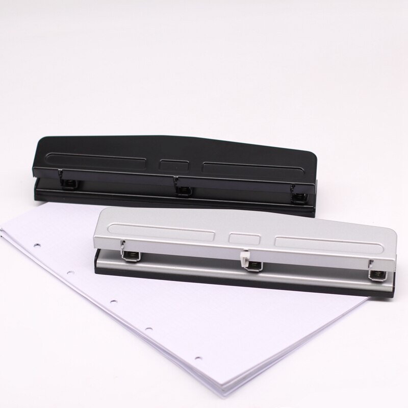 3 Holes Paper Puncher, Adjustable Desktop Hole Punch, Adjustable Spacing Stationery Paper Hole Loose Leaf Inner Page. Office Sup