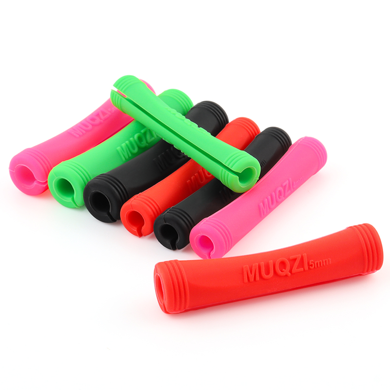 MUQZI 4/8 Uds MTB funda protectora de cambio de freno marco de bicicleta de carretera Cable carcasa línea cubierta protectora de goma accesorios de bicicleta