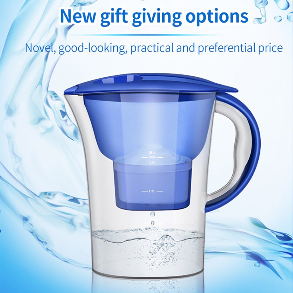 2.5L Brita Water Filters Activated Carbon Net Kettle Water Filter Purifier Jug Water Lonizer Alkaline Filtered Pot Kitchen#G