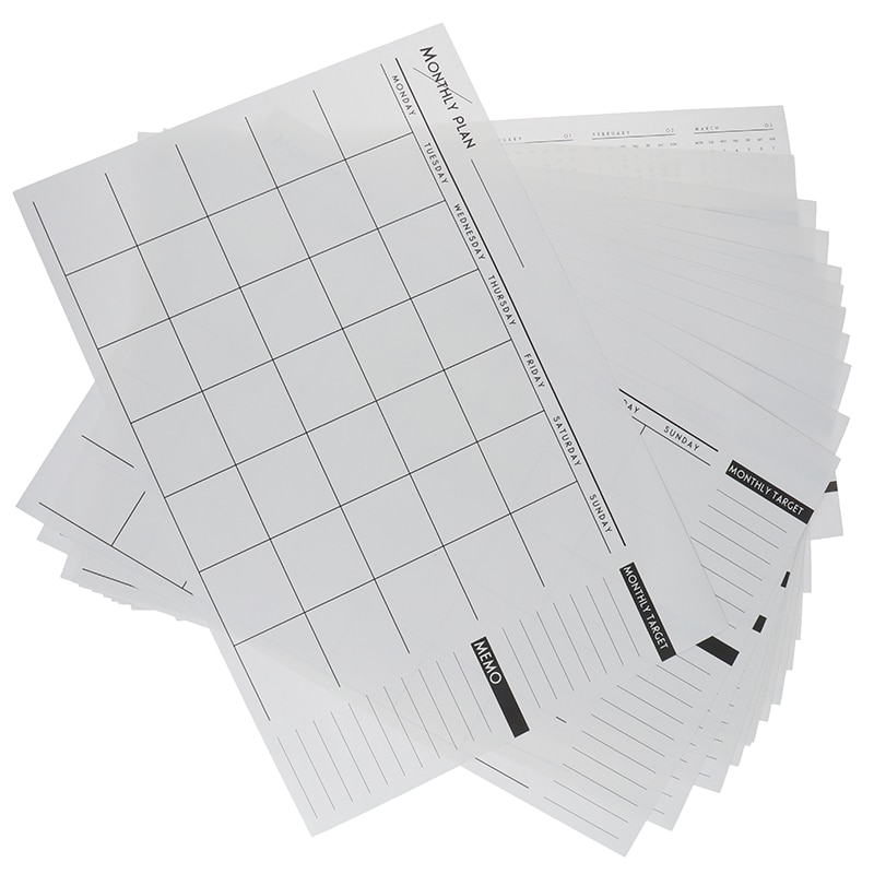Personlig agenda planerare arrangör företag kontor brevpapper kalender månadsplanerare månader dagbok anteckningsbok