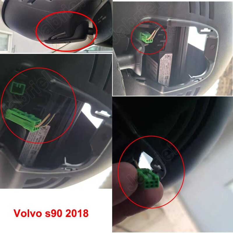 Plug and Play Rain Sensor Power Cable for Car DVR Dash Cam for Volvo XC60 XC90 XC40 for Volvo S60 S90 for Volvo V60 V90 V70 V40