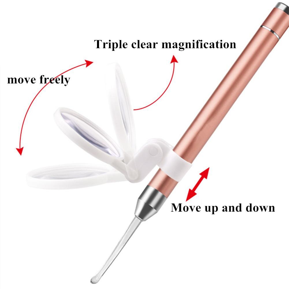 Kidlove Children Luminous Ear Wax Cleaner Portable Flashlight Ear-pick Earwax Remover Cleaning Ear Care Tool