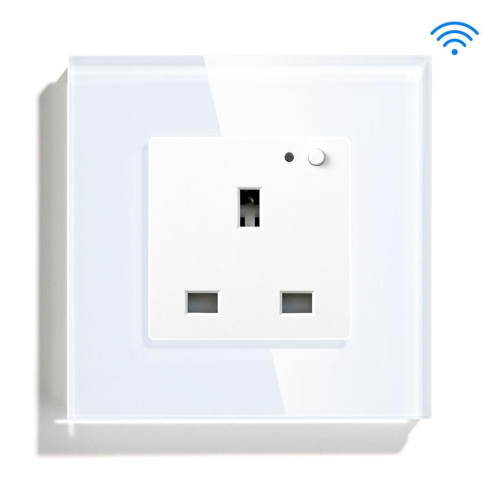 BSEED Schuko WLAN-stopcontact met USB C, 20 W, intelligent inbouwstopcontact met stroommeting, werkt met Alexa/Google Home, stroommeter voor meervoudig stopcontact met app Smart Life 3