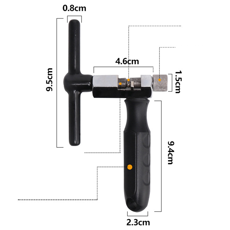 Cycling Bike Chain Squeeze Breaker Remover Pin Splitter Apparaat Fiets Rivet Extractor Cutter Verwijdering Repairbicycle Tool