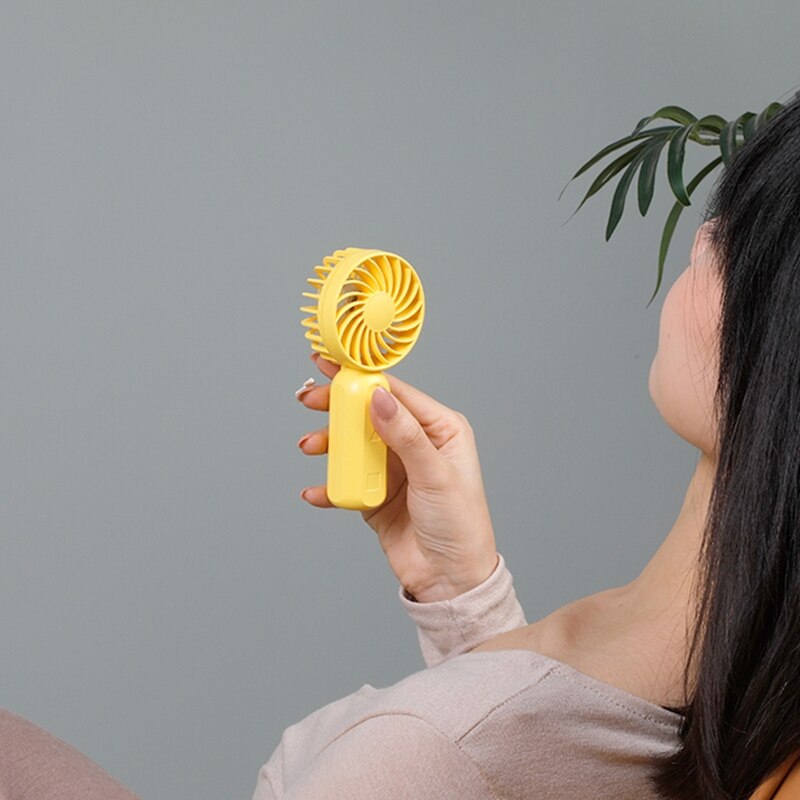 Mini Fan Handheld Ventilator Met 500Mah Batterij Persoonlijke Mini Ventilator 3 Snelheden Oplaadbare Rustig Pocket Ventilator Voor Thuis Outdoor