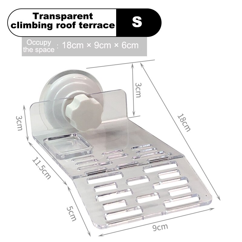Turtle Basking Platform Turtle Tank Platform Aquarium Animal Sink Wharf Reptile Habitat Climbing Floating Shelf with Sucker Cap: Style 3 S