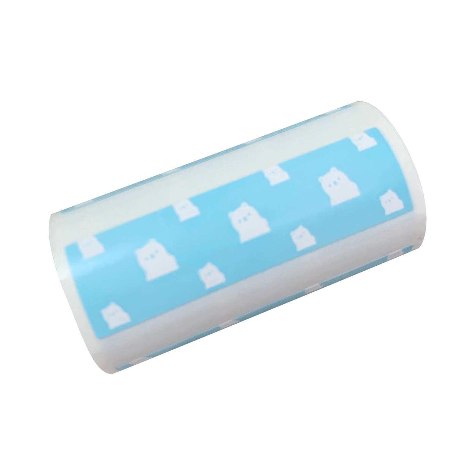 Rouleau d'étiquettes autocollantes pour imprimante thermique, 1 rouleau d'autocollants de couleur pour imprimante Bluetooth Portable, papeterie de bureau pour étudiants et enseignants