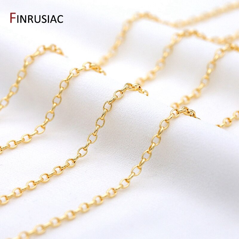 0.5m/1m Multi Types Chain For Jewelry Making Loose Chain Handmade DIY Bracelets Necklace Earrings Material