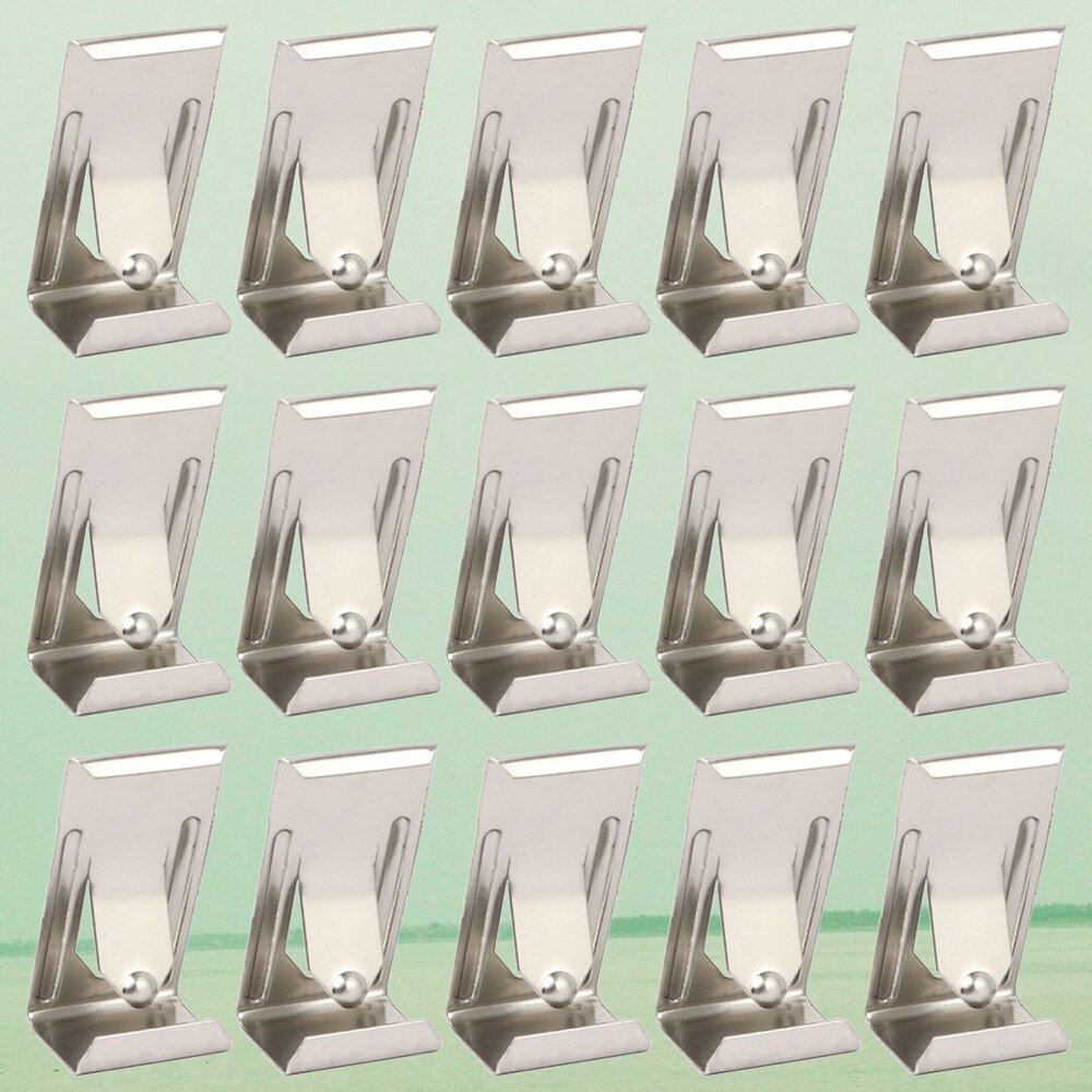 100 stuks fotolijstklemmen, fotohangers, fotohaken voor het ophangen van fotolijsten (zilver): Default Title